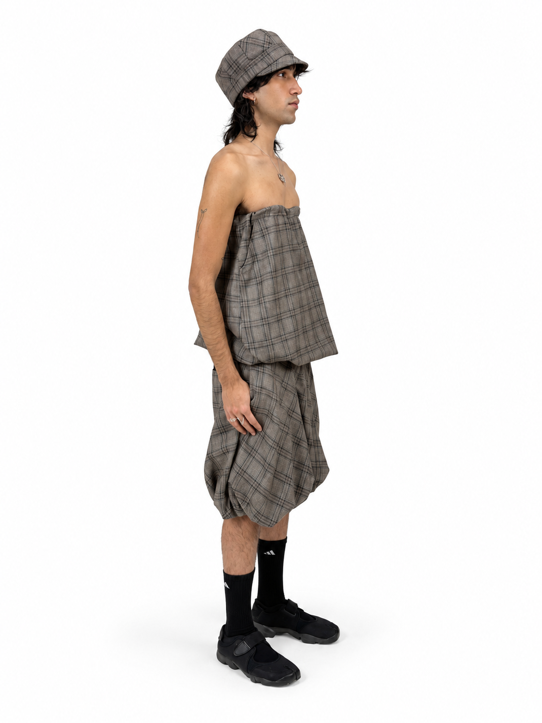Caterina Brown Plaid