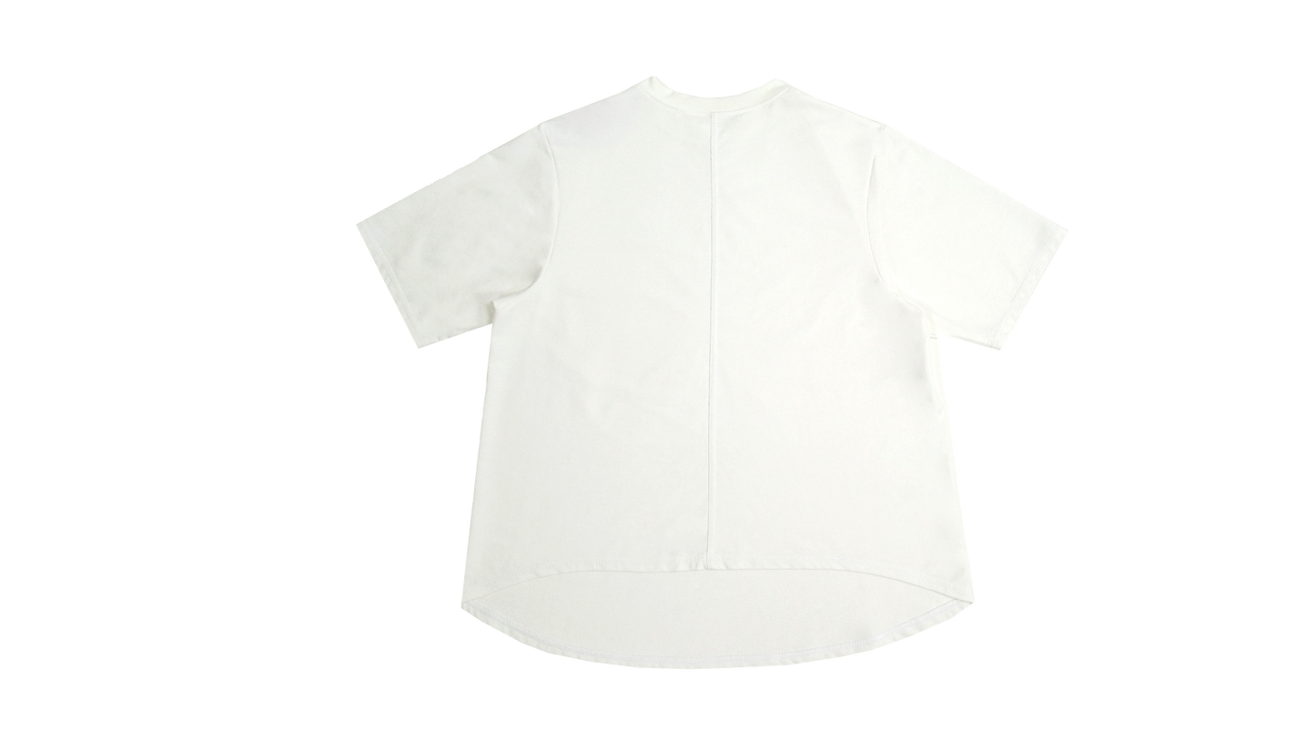 French Terry T-shirt Off White