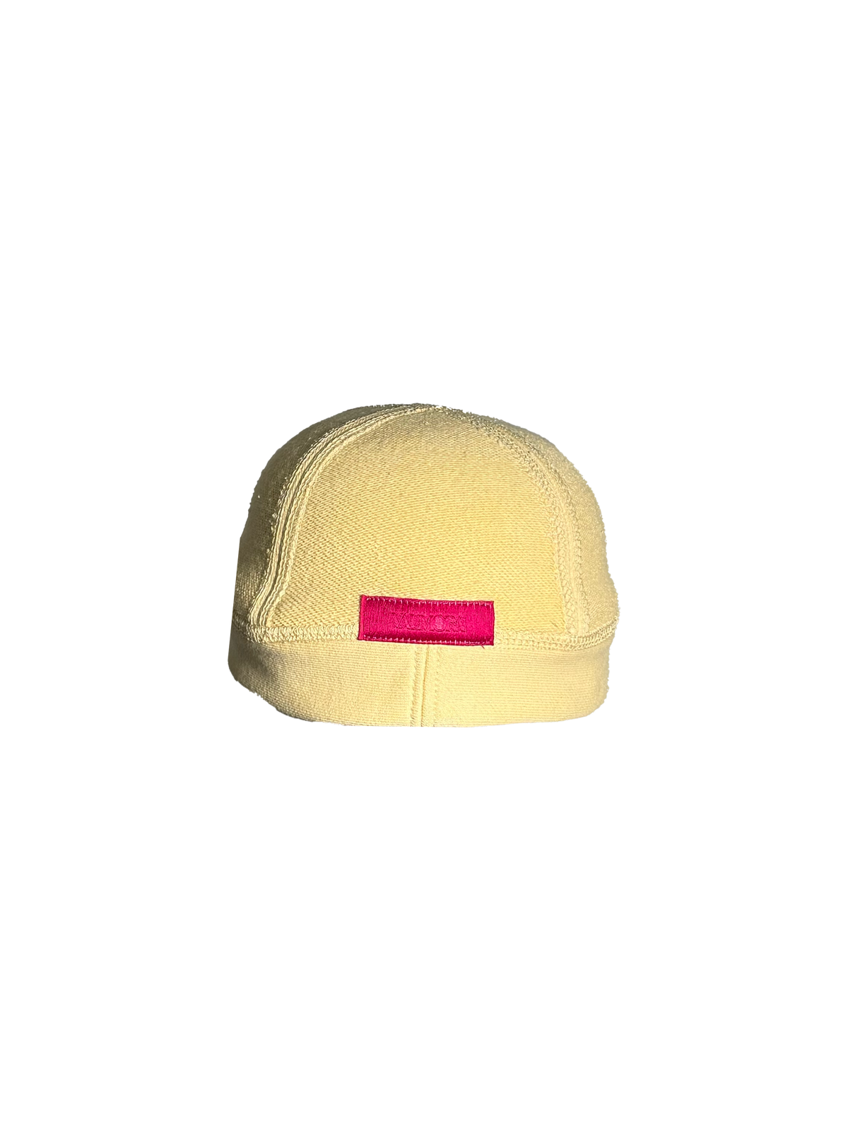 French Terry Beanie Butter Yellow