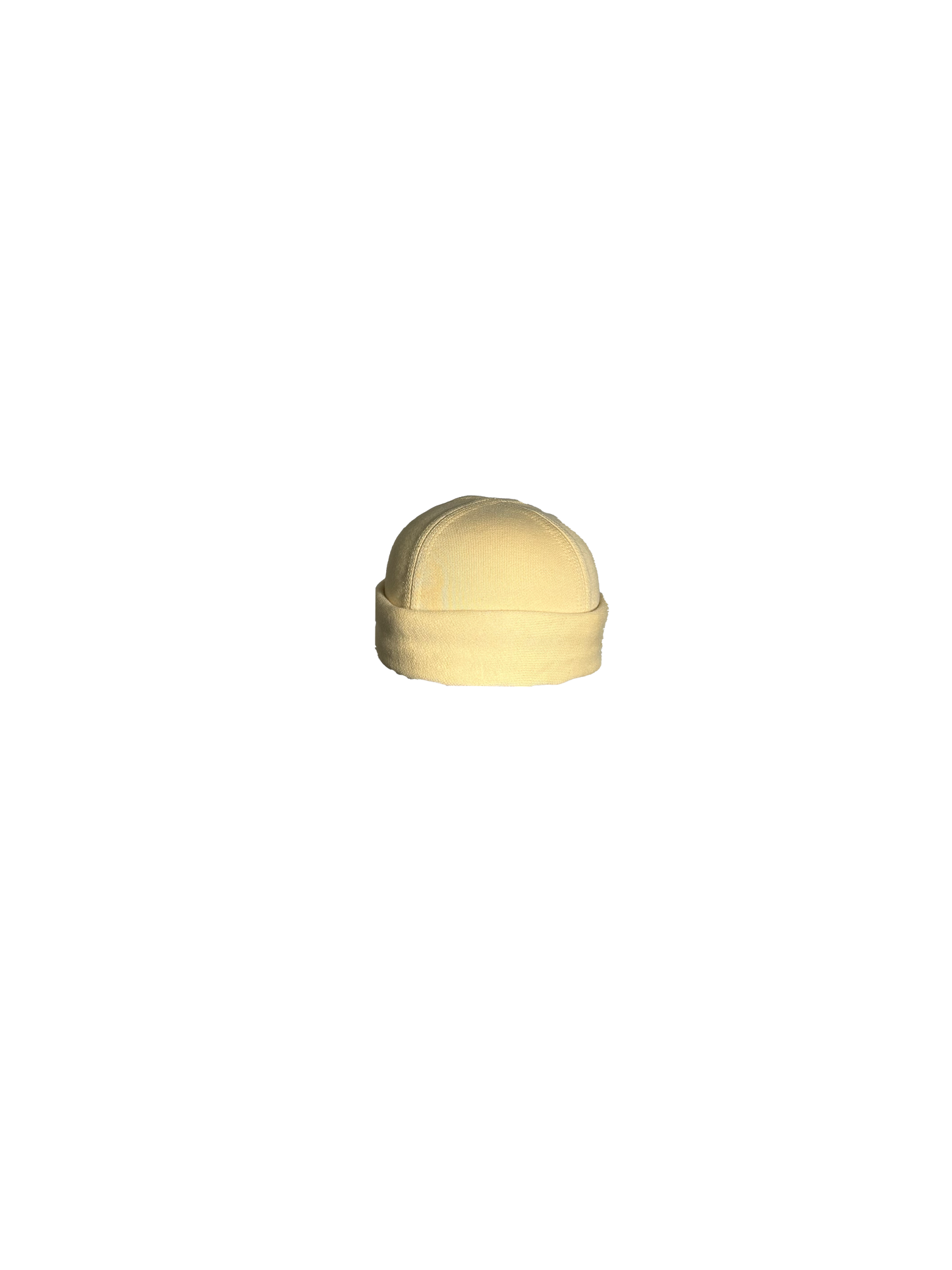 French Terry Beanie Butter Yellow