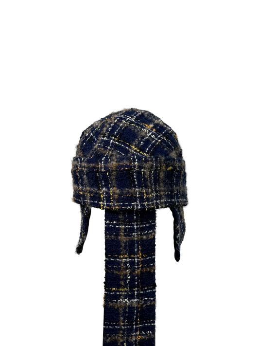 Soleno Hat Blue Tweed