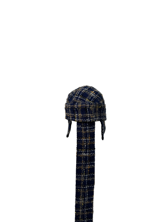 Soleno Hat Blue Tweed