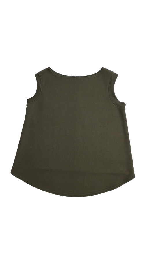 French Terry Tank Khaki