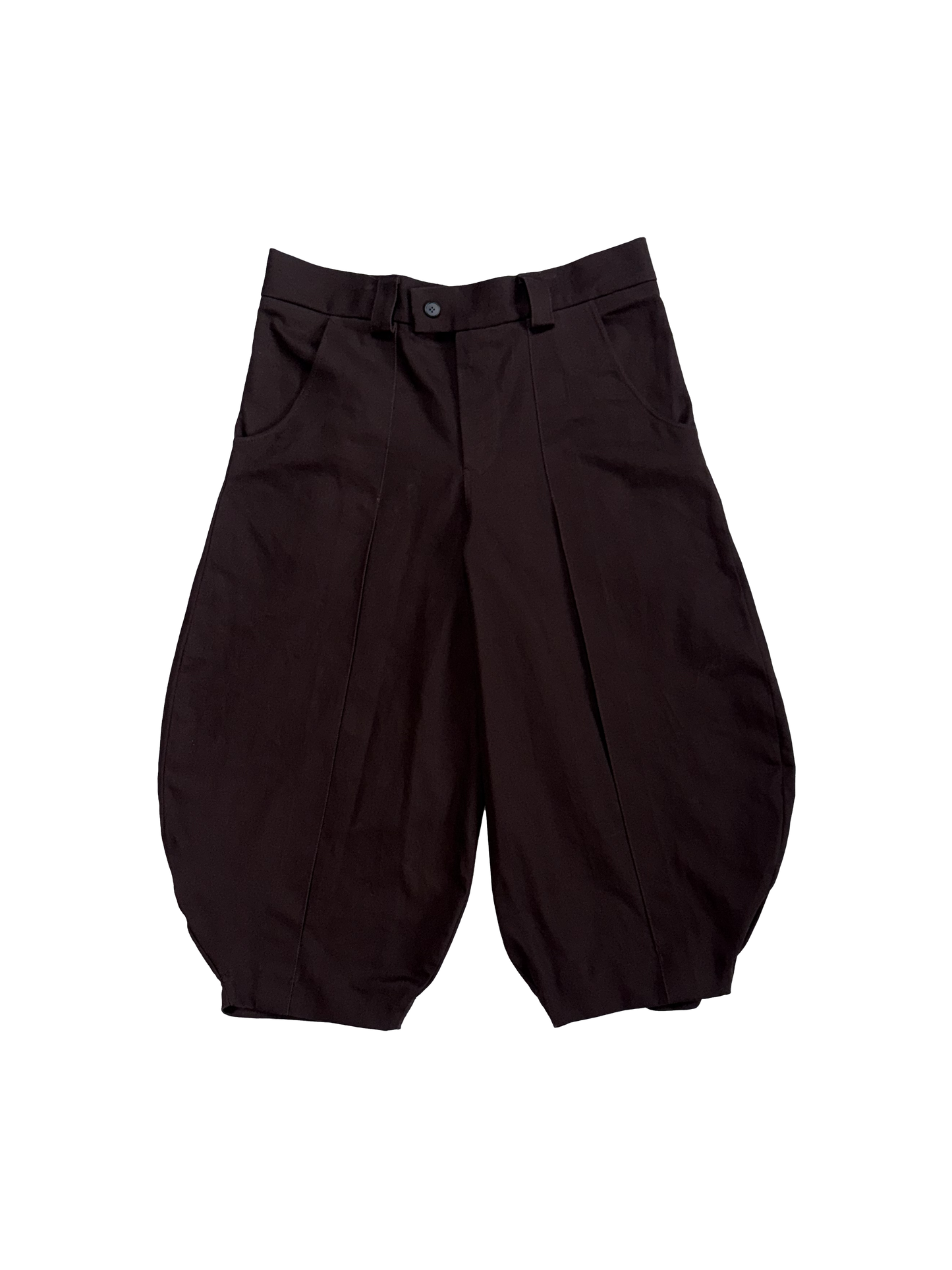 Ellie Pant Cropped Brown