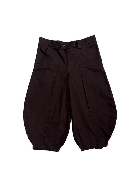 Ellie Pant Cropped Brown