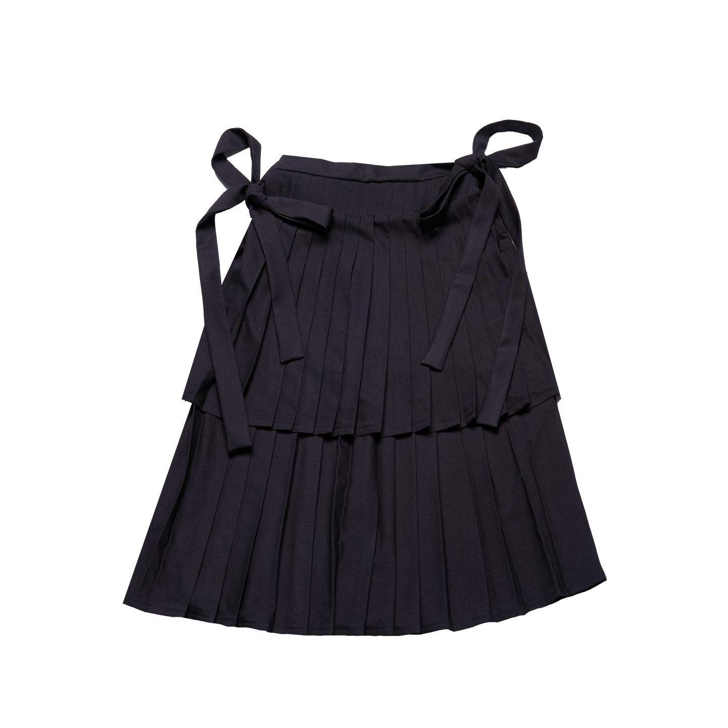 Z Double Layer Pleated Skirt