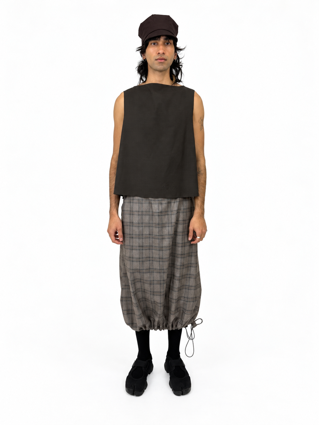 Caterina Brown Plaid