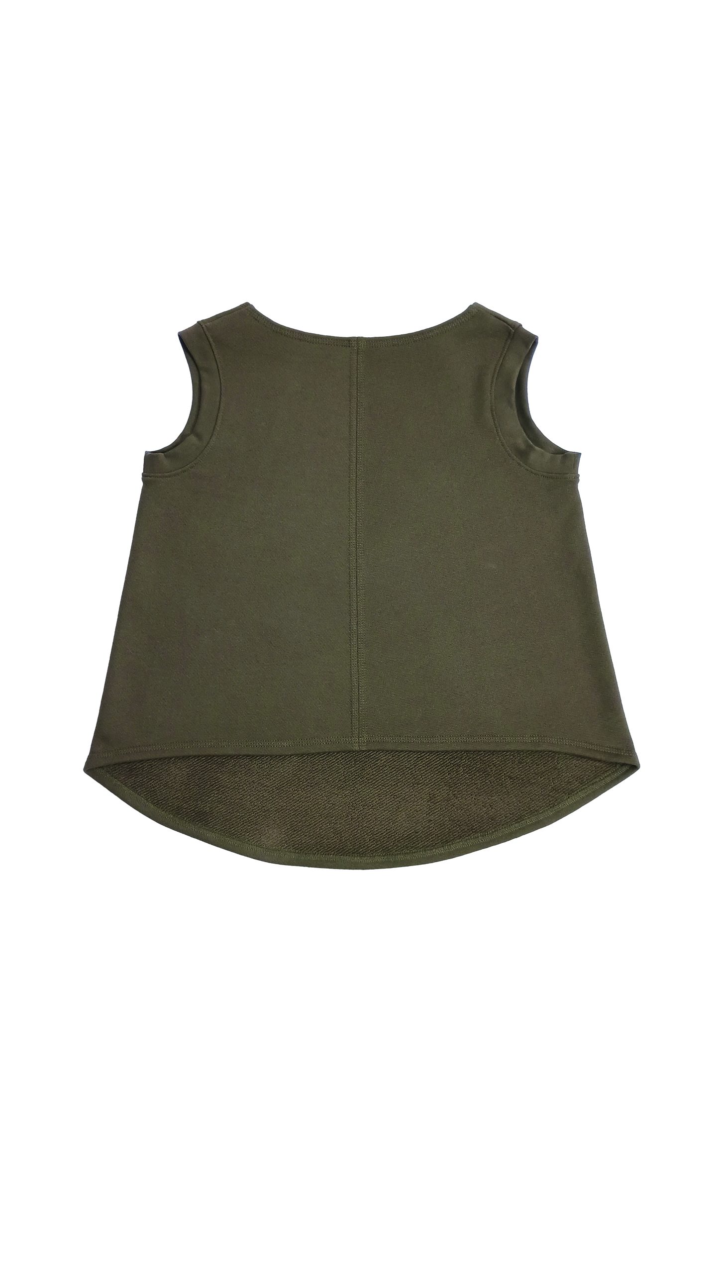 French Terry Tank Khaki