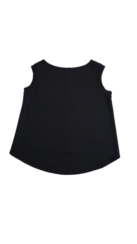 French Terry Tank Black